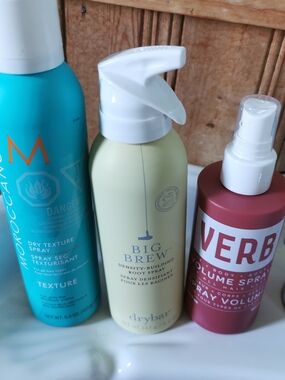 Drybar Big Brew Root, Moroccan Oil Texture, Verb Volume Sprays